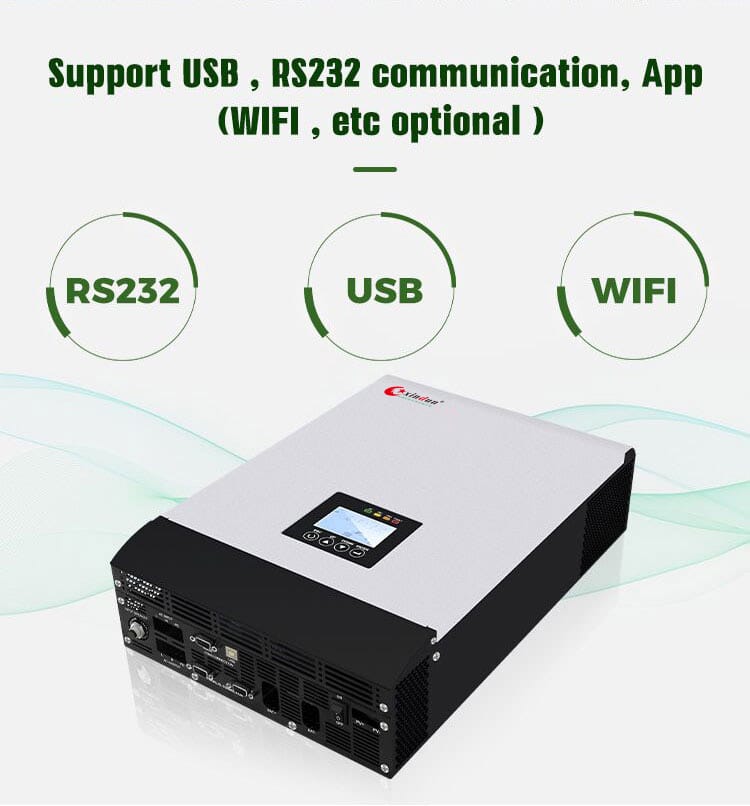 solar charge controller inverter usb rs232 wifi mornitoring