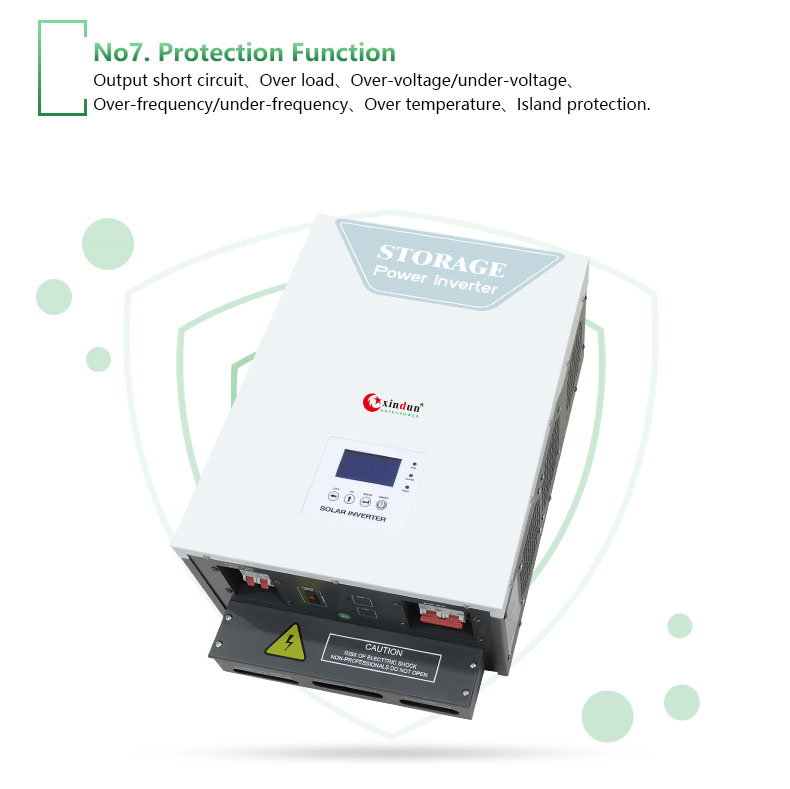 solar dc to ac inverter has perfect protection function