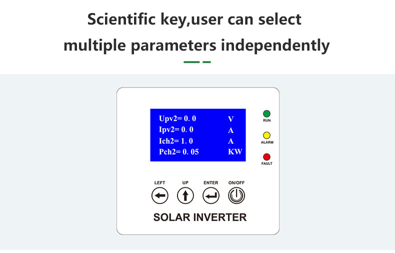 solar dc to ac inverter parameter key