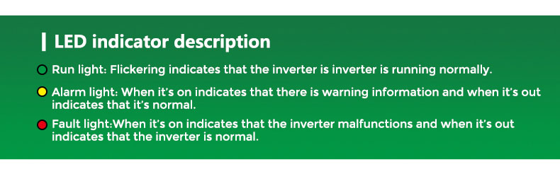 solar dc to ac inverter lcd indicator description