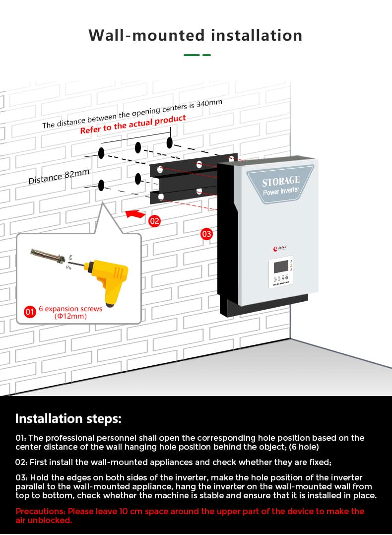 solar inverter dc to ac installation