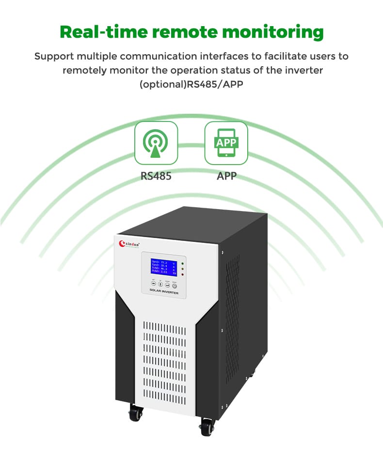 8kw single phase inverter communication interface