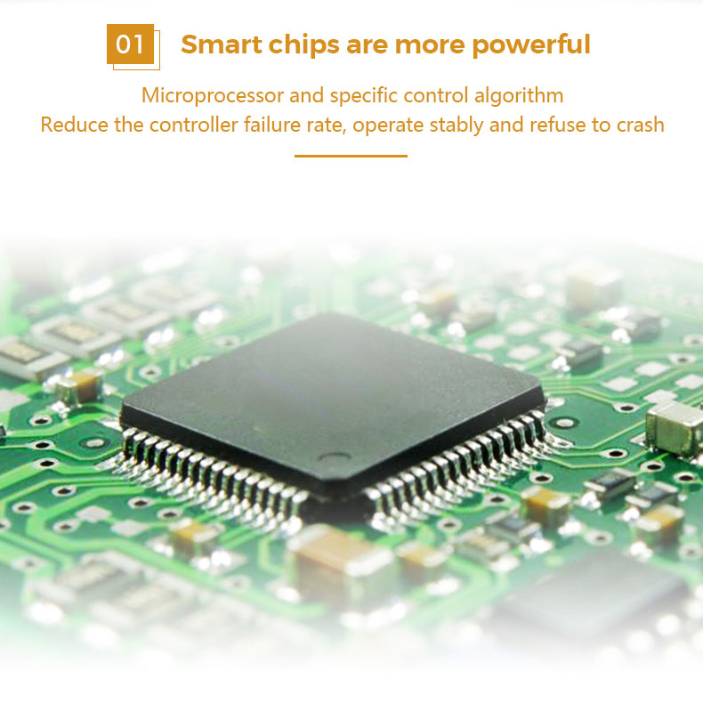 solar panel regulator charge controller - smart chip