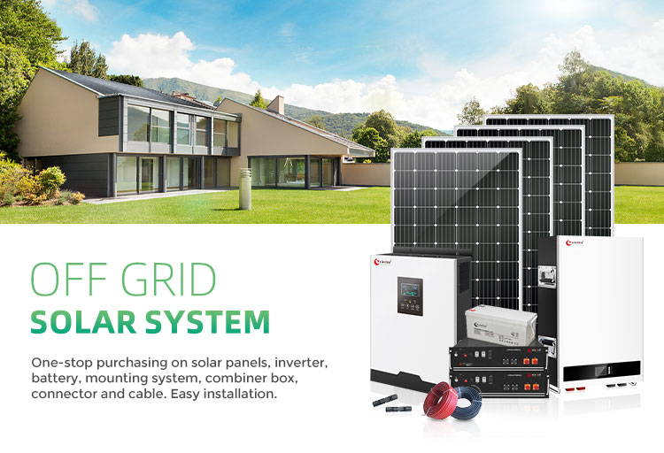 Complete Off Grid Solar System Packages with Batteries - Xindun China