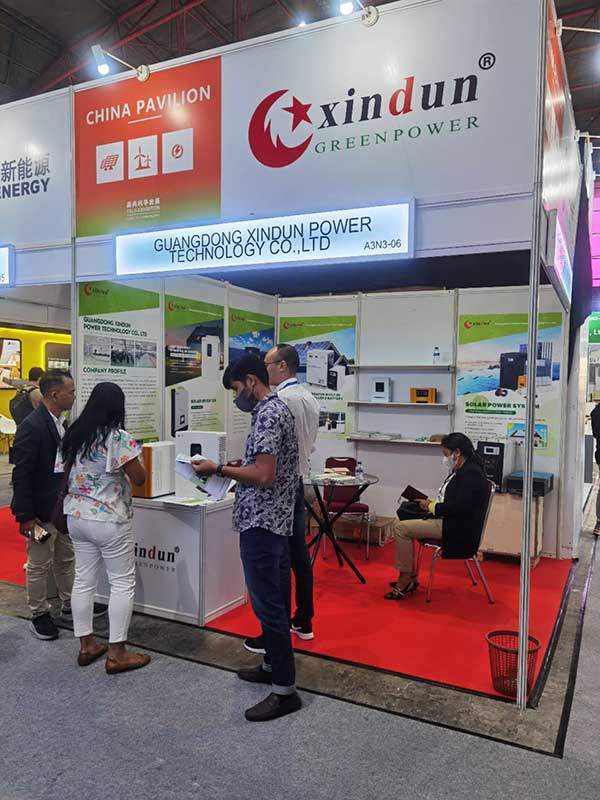 xindun attend indonesia solar exhibition 2023