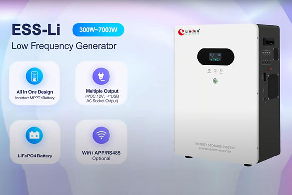 ESS-LI Series Lithium Solar Generator Low Frequency