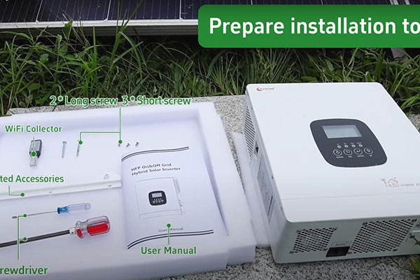 How to Install and Set Solar Hybrid Inverter HFP?