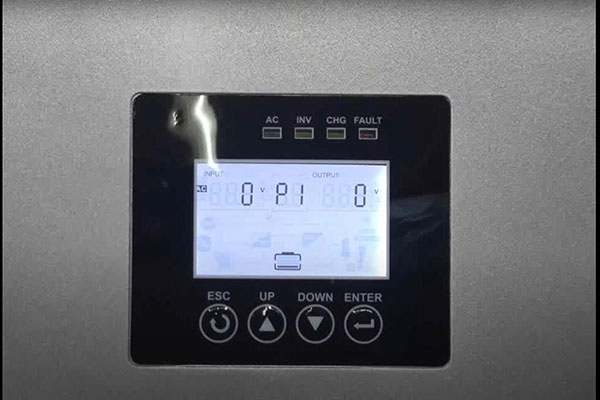 HP PLUS 5KW Inverter Solar LCD Button Setup Operation