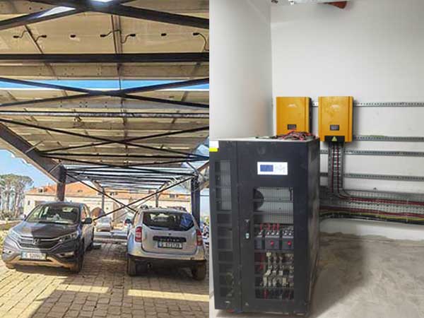 50KW Off Grid Solar System For Parking Lot Use In Lebanon