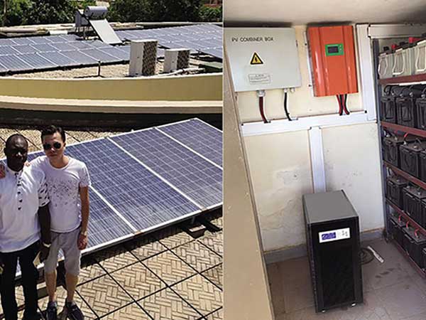 15KW Solar System Installation in Burkina Faso Village